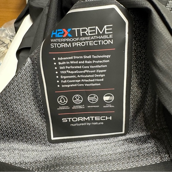 STORMTECH Women’s Black Hooded Jacket WINDBREAKER SZ M NWT - Picture 7 of 11